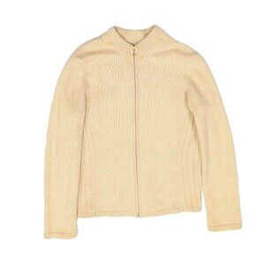 Vintage St. John Sport Cashmere Zip Cardigan Sweater Sz P